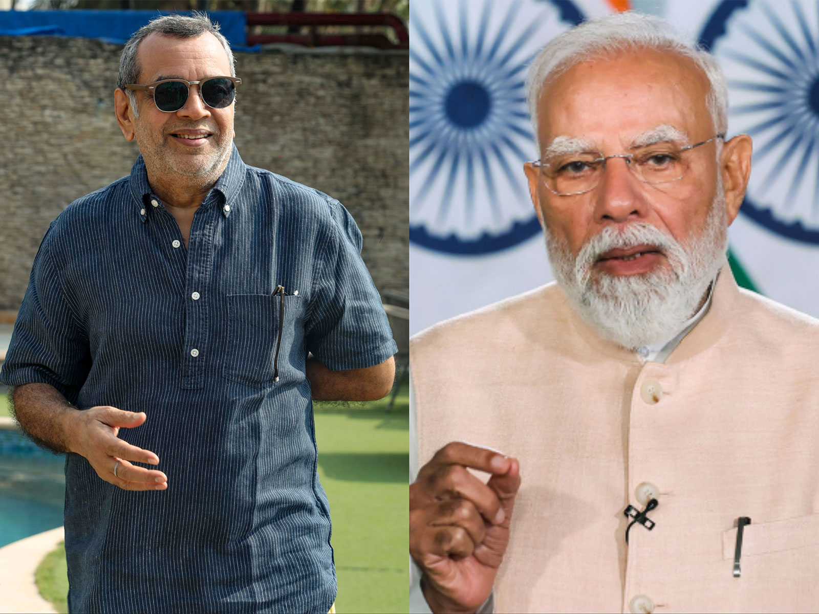 Paresh Rawal, PM Modi (Photo/ANI)
