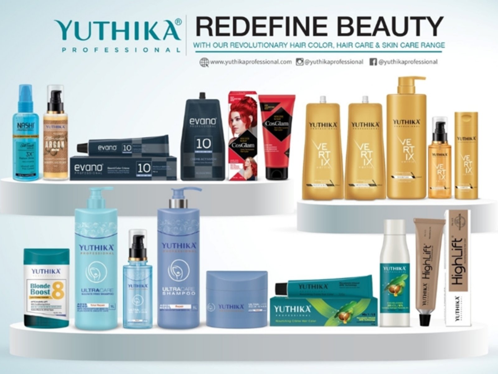 Yuthika Professional is designed to support salon professionals with salon-grade performance