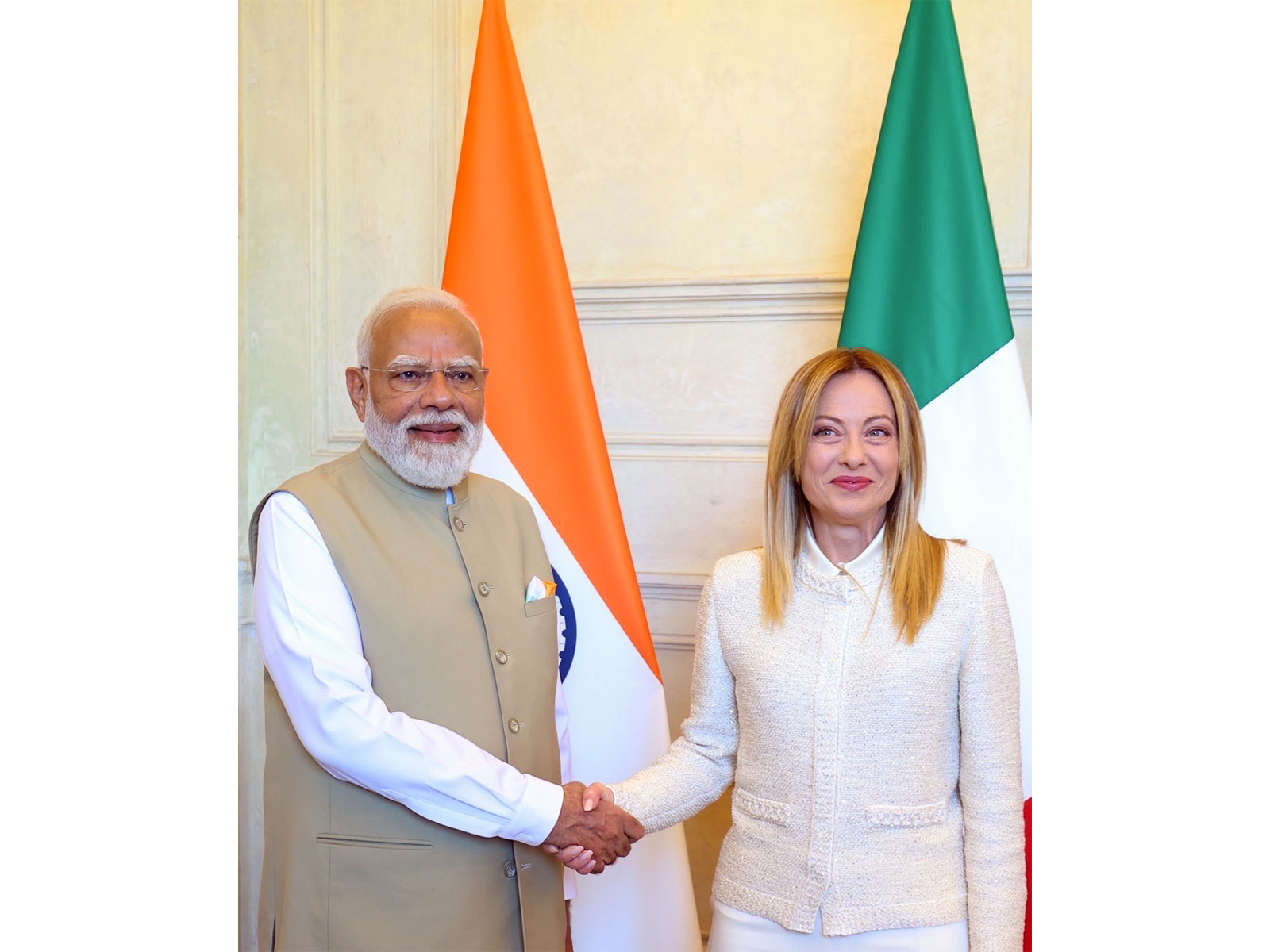 PM Modi and Italian PM Meloni (File photo/ANI)