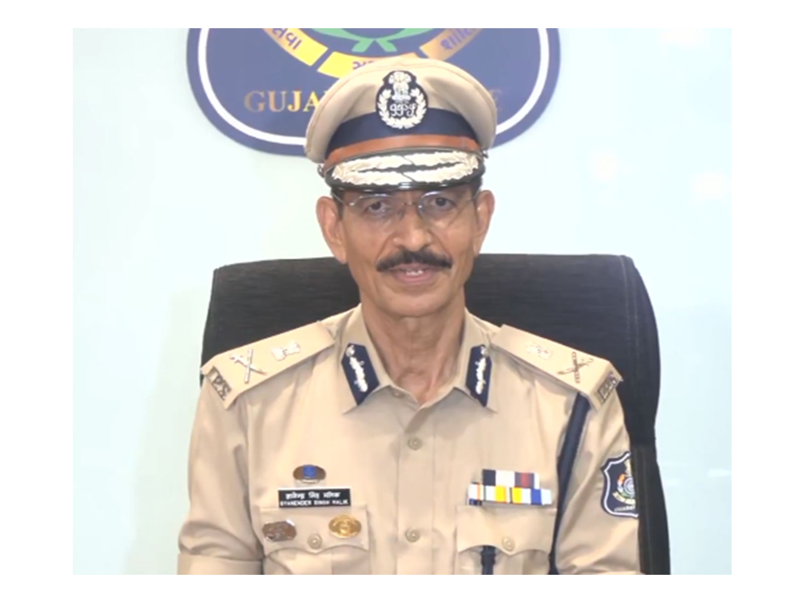 GS Malik, Director General of Police, Gujarat (File Photo/ANI) GS Malik, Director General of Police, Gujarat (File Photo/ANI)