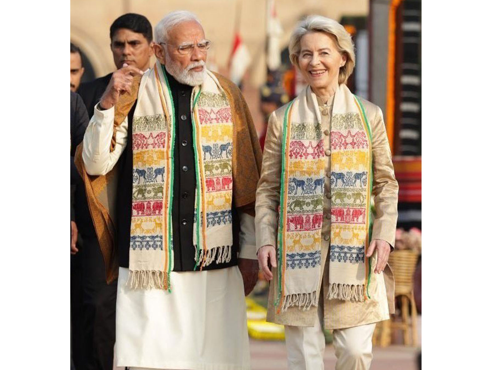 President of the EU Commission Ursula von der Leyen and Prime Minister Narendra Modi (Photo: X@vonderleyen)
