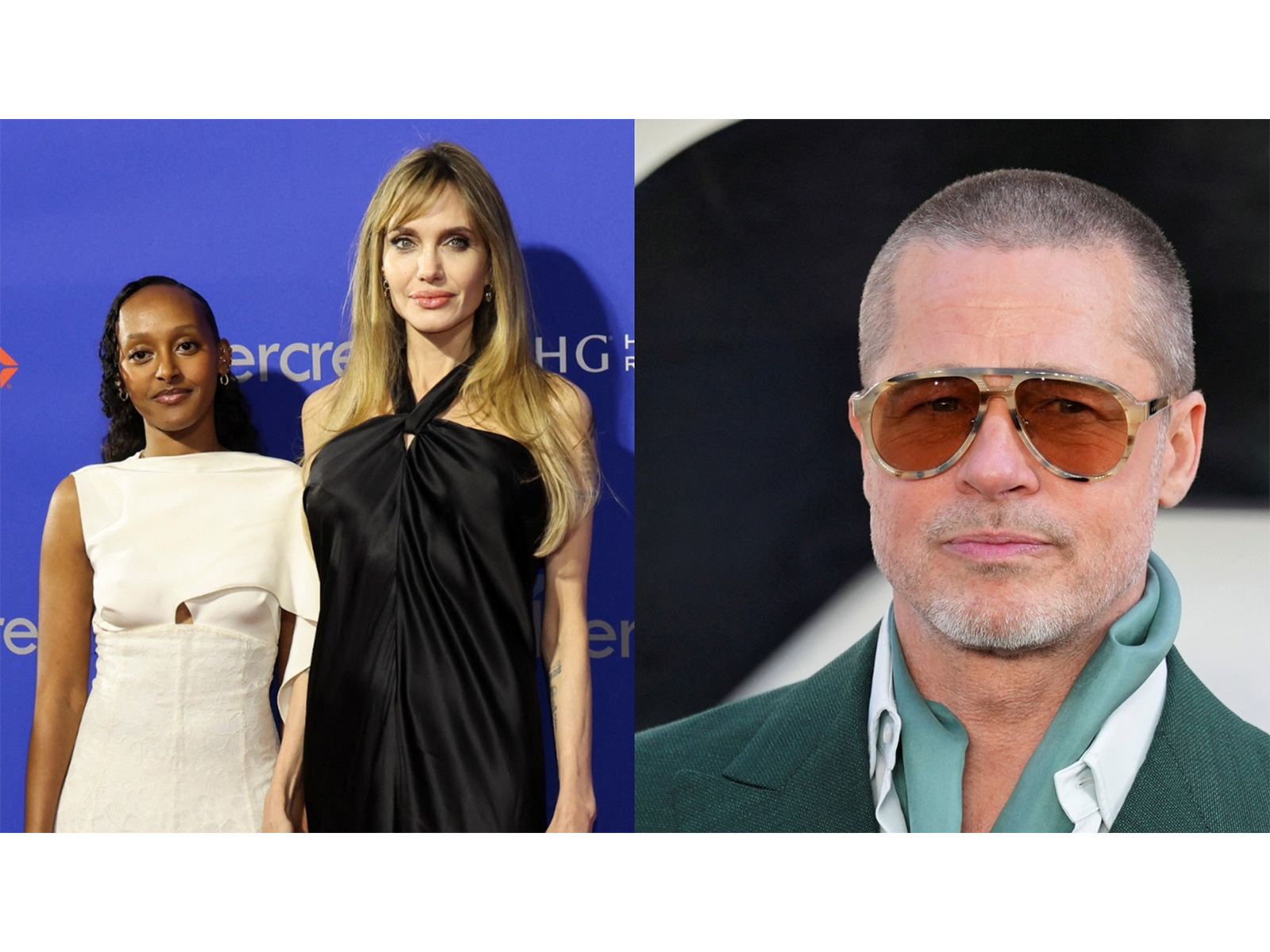 Zahara, with her mother Angelina Jolie, and Brad Pitt (File photo/Reuters) Zahara, with her mother Angelina Jolie, and Brad Pitt (File photo/Reuters)