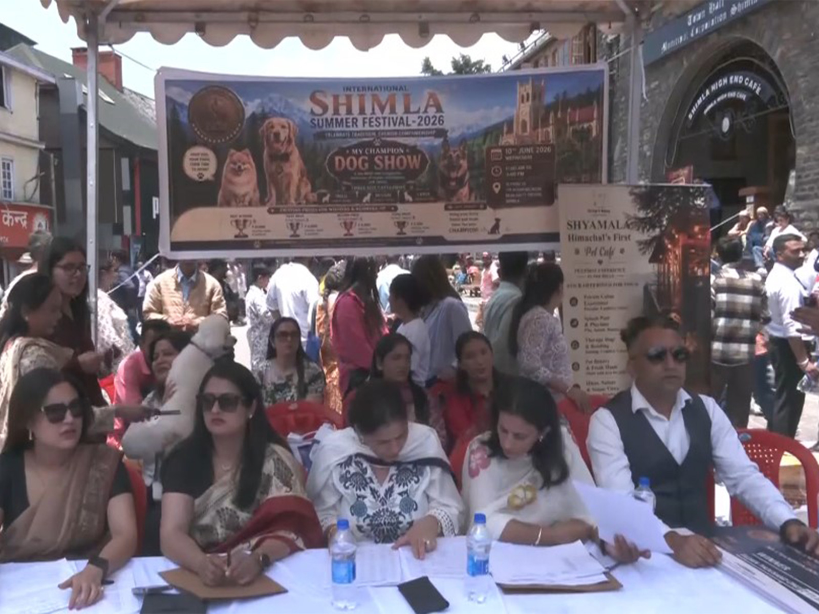 Dog show was held during Shimla Summer festival (Photo/ANI) Dog show was held during Shimla Summer festival (Photo/ANI)