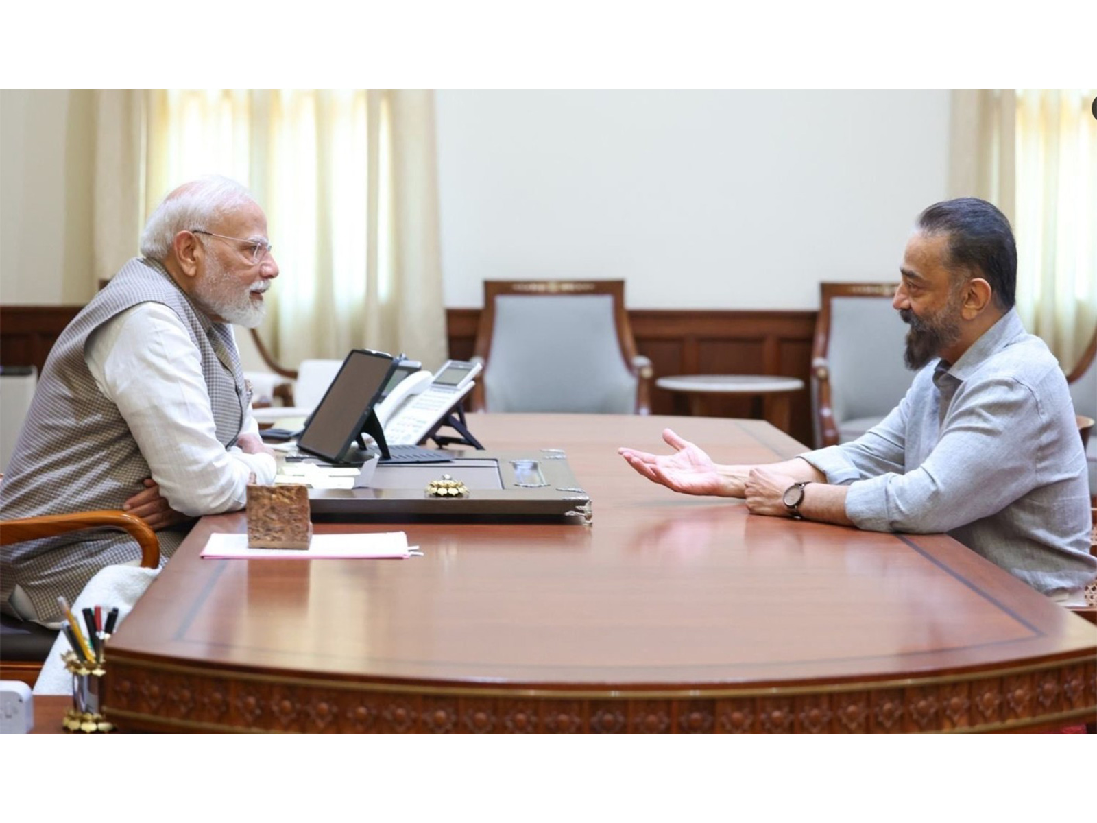PM Modi, Kamal Haasan (Photo/X/ @kamalhaasan) PM Modi, Kamal Haasan (Photo/X/ @kamalhaasan)