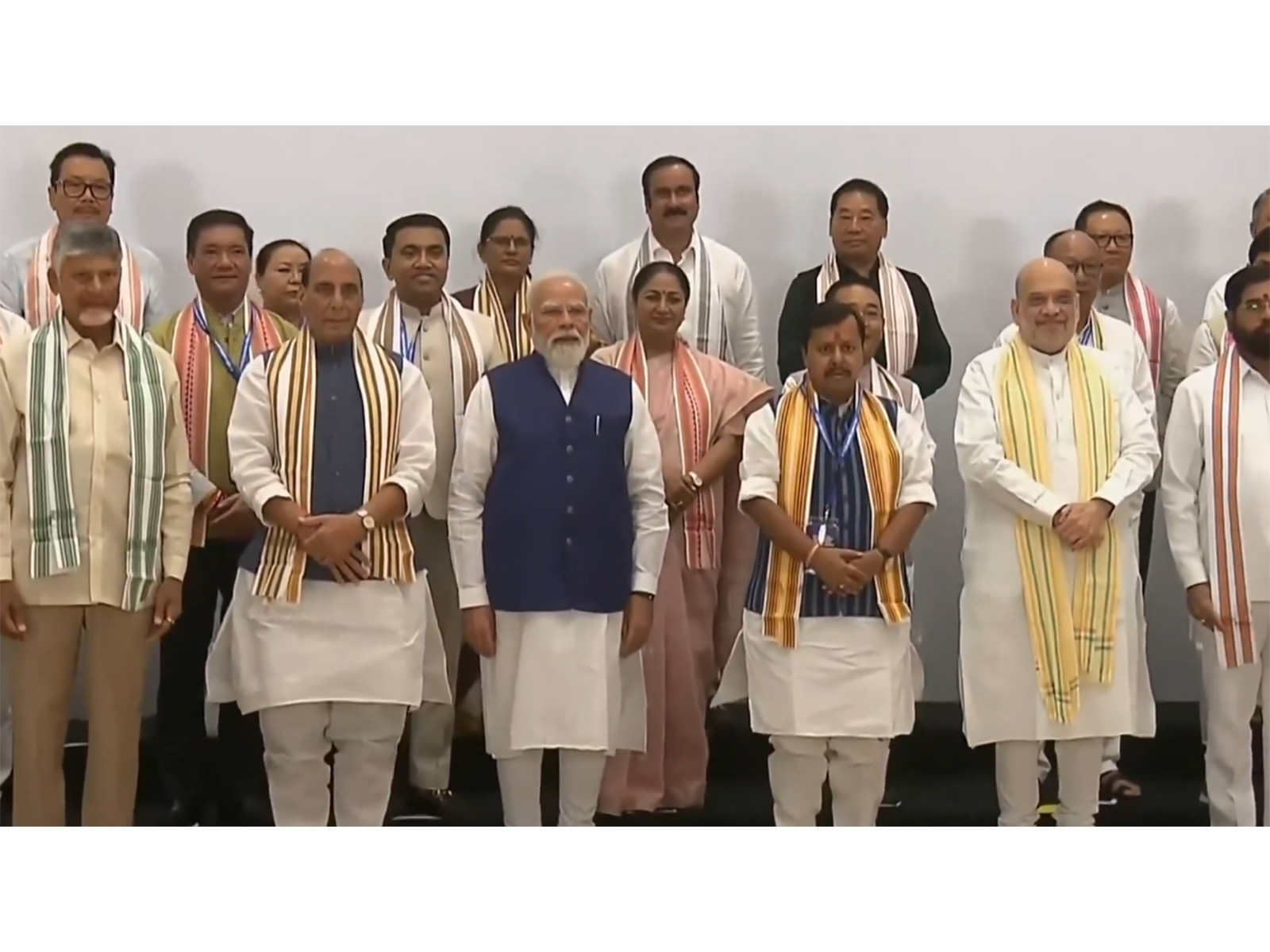 PM Modi with prominent NDA leaders (Photo/X@BJP4India) PM Modi with prominent NDA leaders (Photo/X@BJP4India)