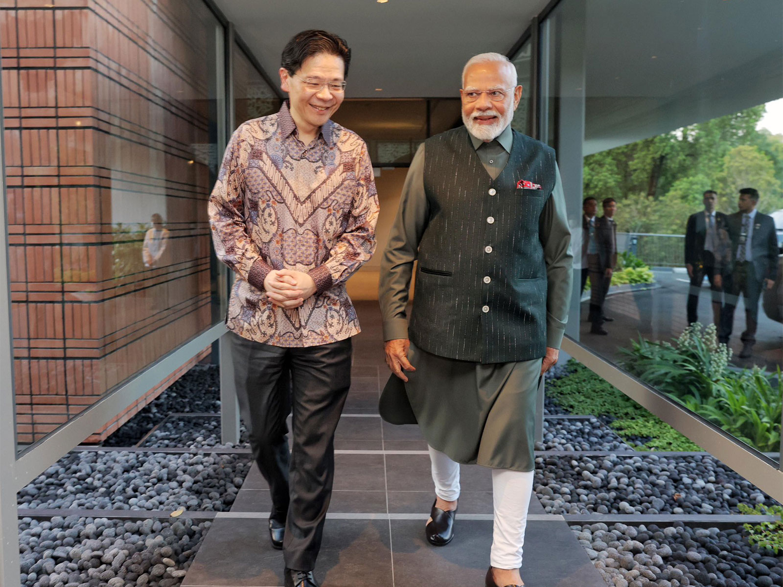 Singapore Prime Minister Lawrence Wong and Prime Minister Narendra Modi (Photo/X@LawrenceWongST) Singapore Prime Minister Lawrence Wong and Prime Minister Narendra Modi (Photo/X@LawrenceWongST)