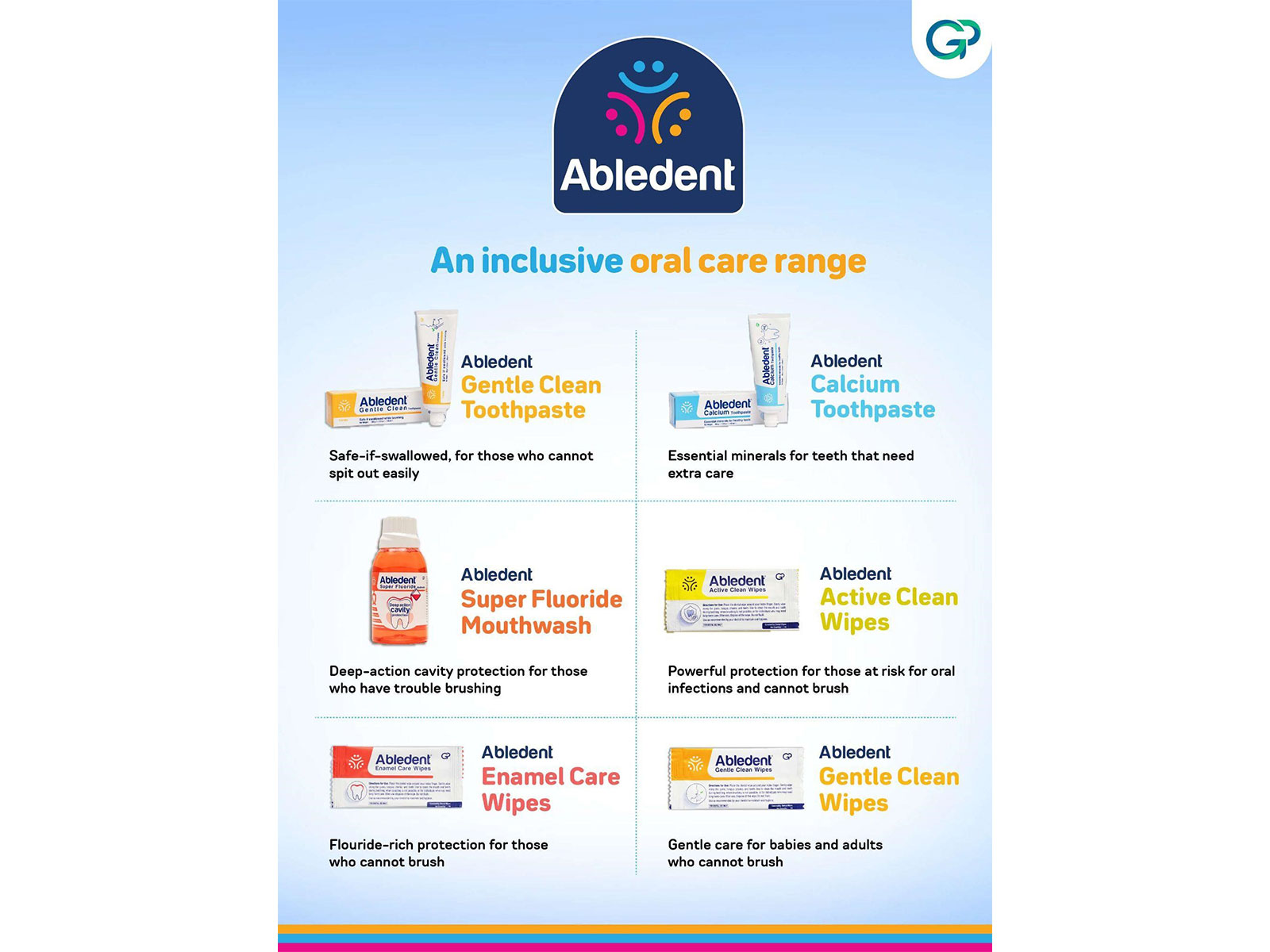 Group Pharmaceuticals Launches ‘Abledent’ - India’s First Inclusive Oral Care Ecosystem Designed for Real-World Needs Group Pharmaceuticals Launches ‘Abledent’ - India’s First Inclusive Oral Care Ecosystem Designed for Real-World Needs