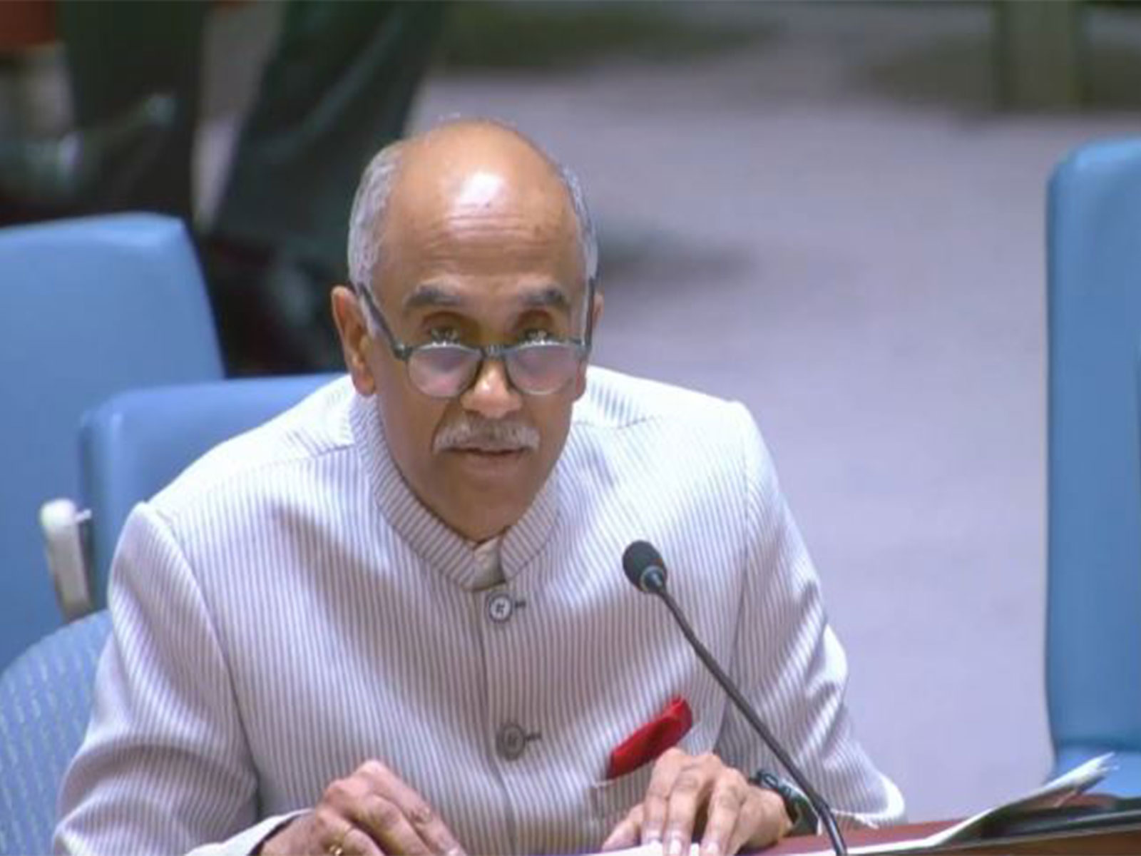 India's Permanent Representative to the UN, Ambassador Harish Parvathaneni (Photo/X@IndiaUNNewYork)
