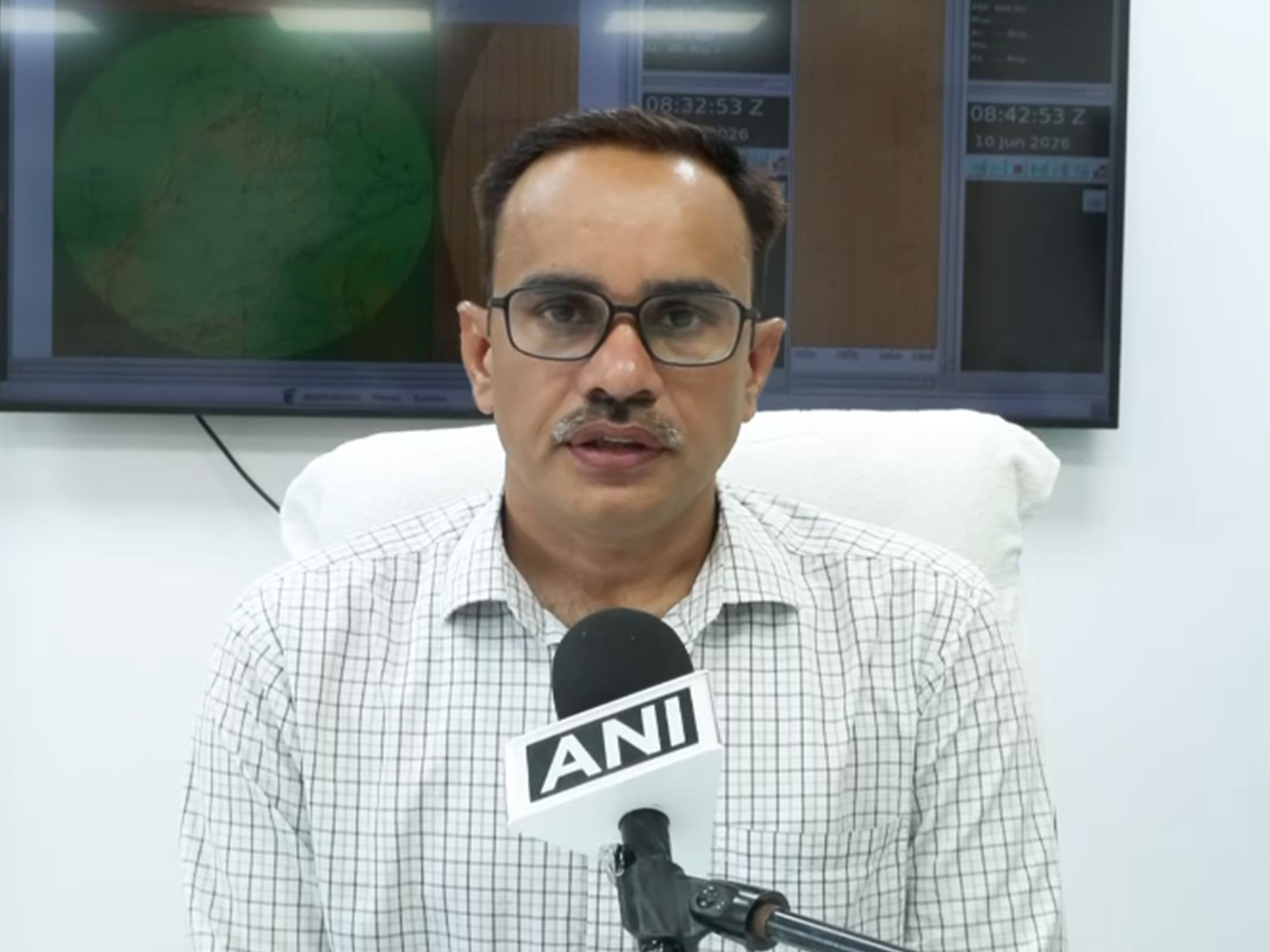 Radheshyam Sharma, Director of the Jaipur Meteorological Center (Photo/ANI)