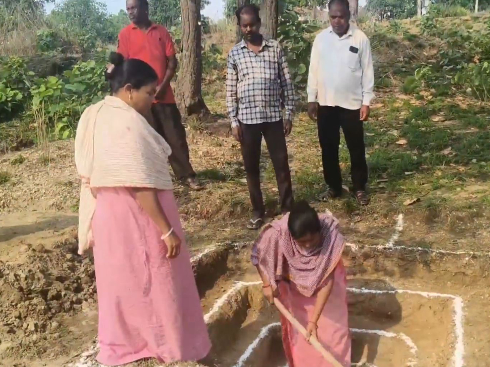 Balrampur district rainwater harvesting awareness campaign (Photo/ANI)