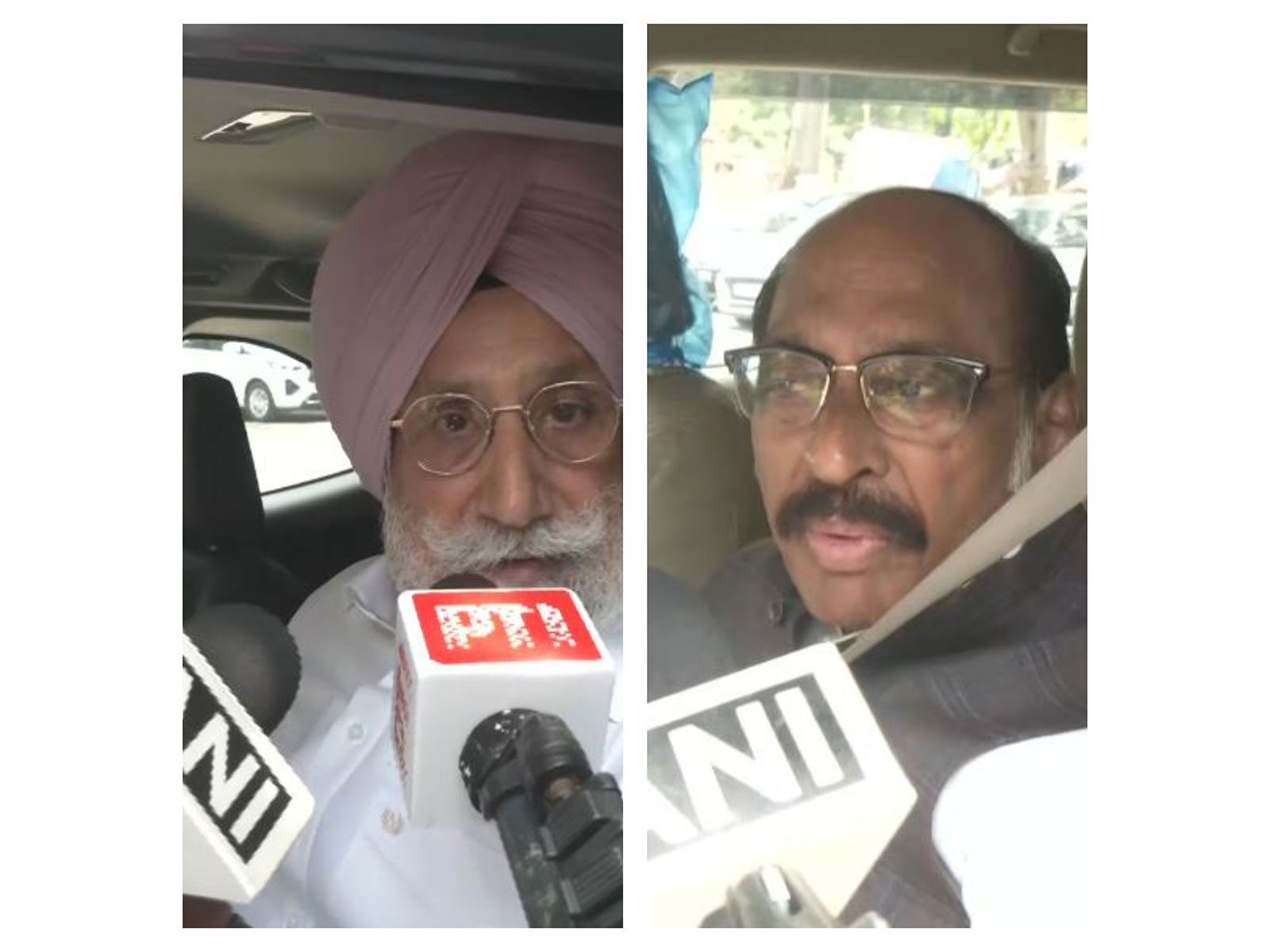 Senior Congress leaders Sukhjinder Singh Randhawa and Manik Rao Thakre (Photo/ANI) Senior Congress leaders Sukhjinder Singh Randhawa and Manik Rao Thakre (Photo/ANI)