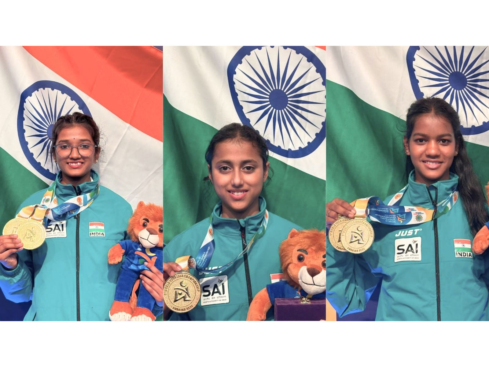  Galgotias University students made India proud at the World Yogasana Championship 2026 with five Gold Medals across Traditional, Supine, Artistic Pair, and Group events