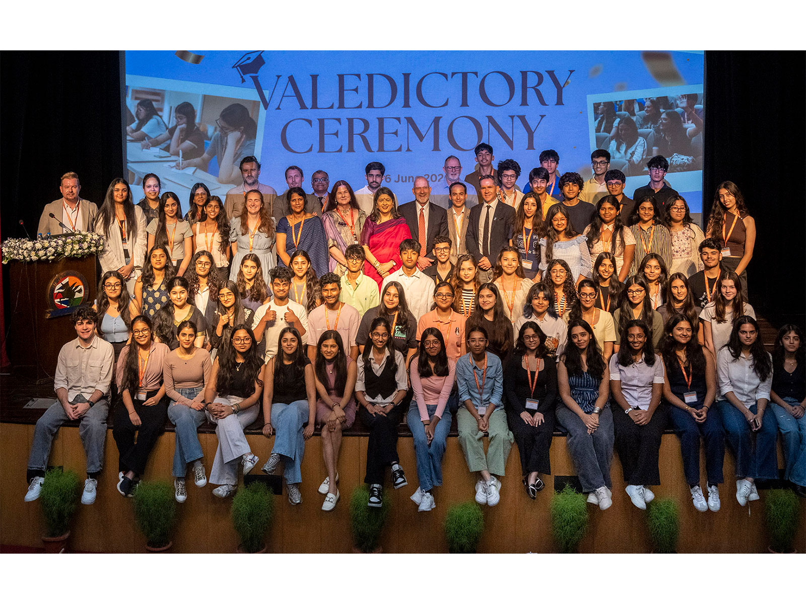 Students, UCL faculty and school leaders at the valedictory ceremony of the third UCL India Summer School hosted by The British School New Delhi