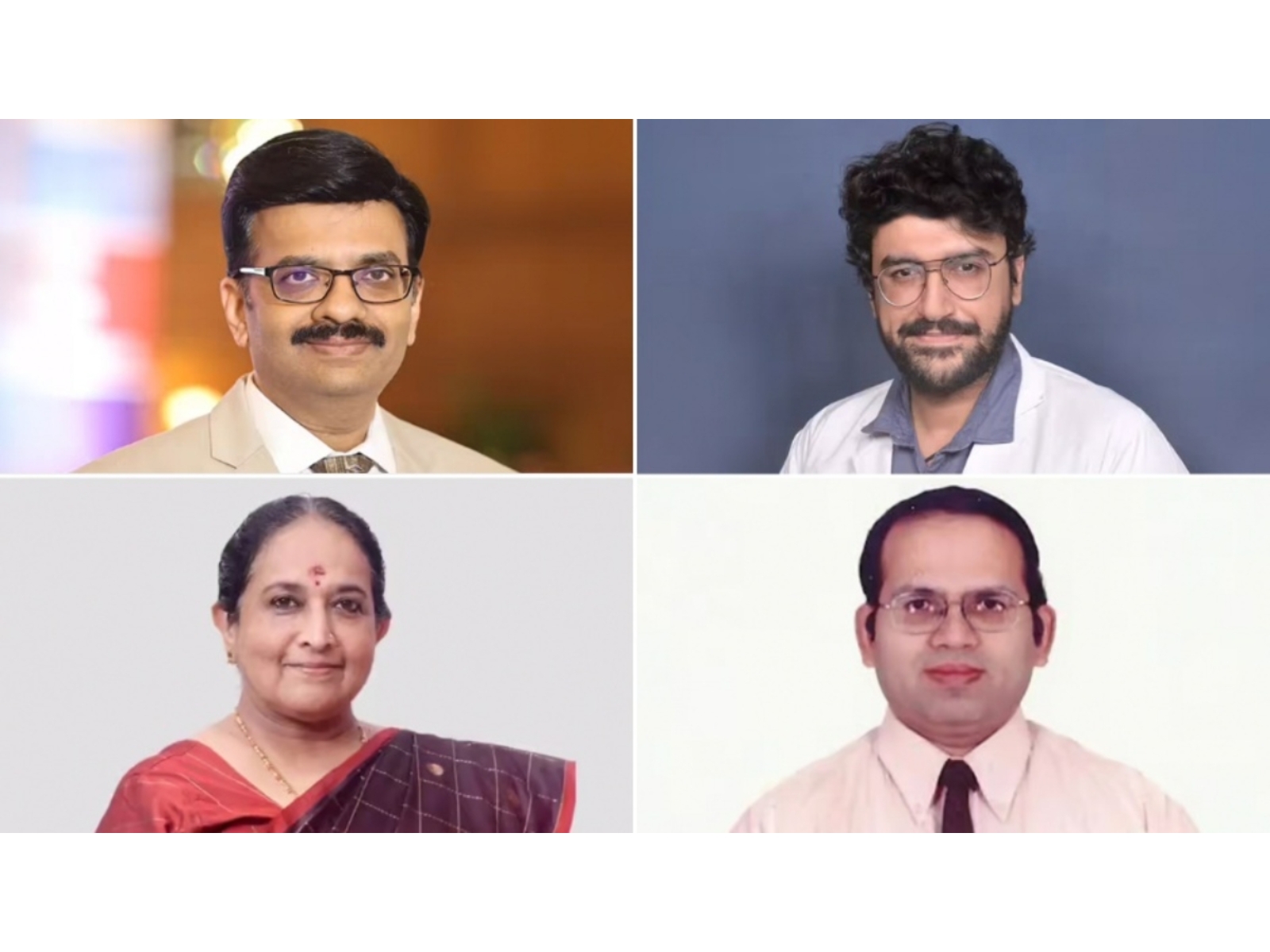 (Clockwise from Above left: Dr. Lav Kochgaway, Dr. Akshay Mohan, Dr. Prasad Walimbe, Dr. Leila Mohan) (Clockwise from Above left: Dr. Lav Kochgaway, Dr. Akshay Mohan, Dr. Prasad Walimbe, Dr. Leila Mohan)