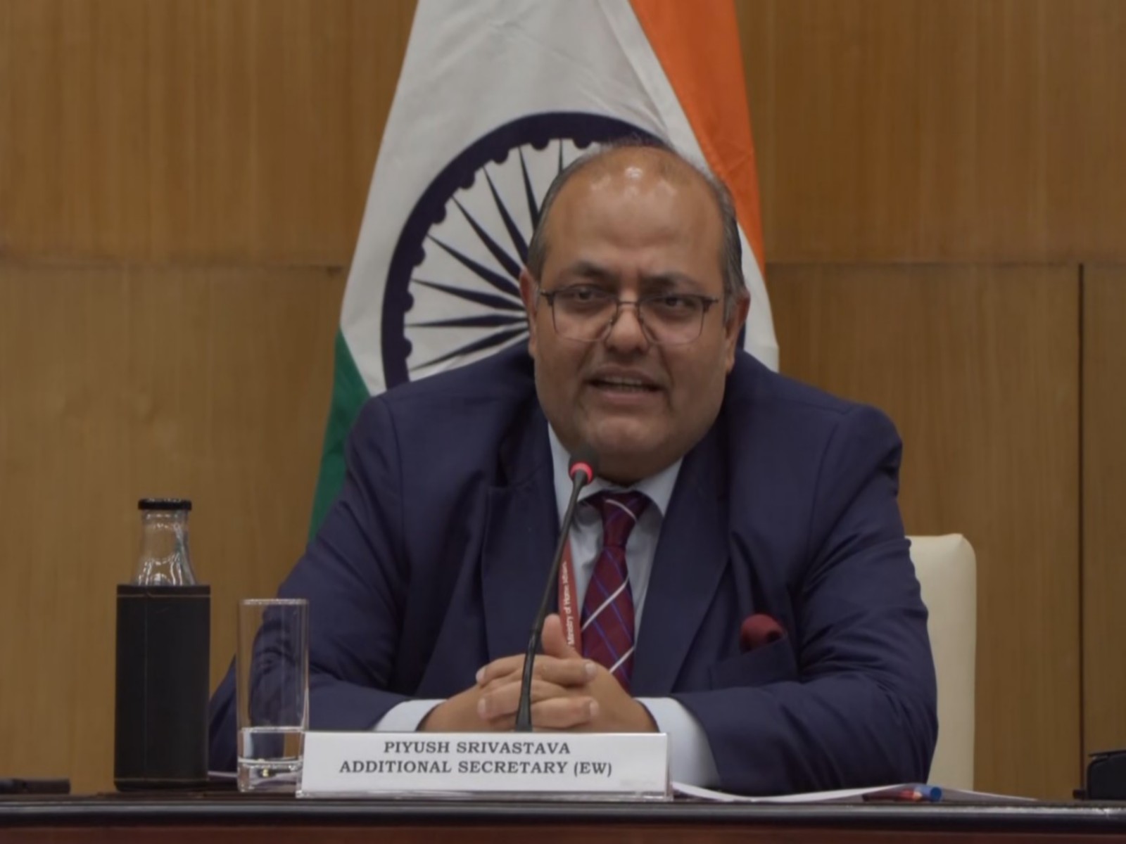 Additional Secretary (Europe West-EW) in the MEA, Piyush Srivastava (Photo/YouTube/MEA)
