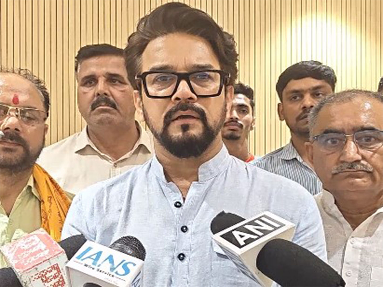 Hamirpur MP Anurag Thakur (Photo/ANI)