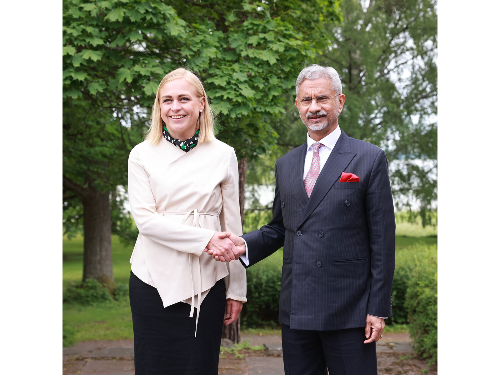 EAM Jaishankar meets Finnish Foreign Minister Elina Valtonen (Photo/X/@DrSJaishankar) EAM Jaishankar meets Finnish Foreign Minister Elina Valtonen (Photo/X/@DrSJaishankar)