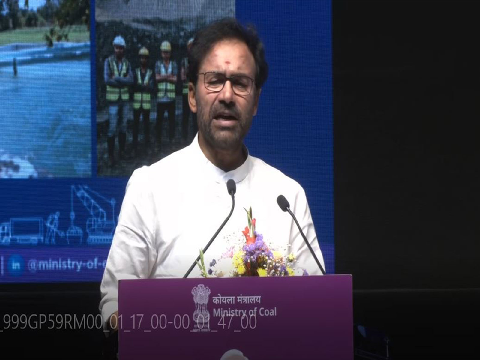 G Kishan Reddy, Union Minister for Coal and Mines (Photo/ANI)