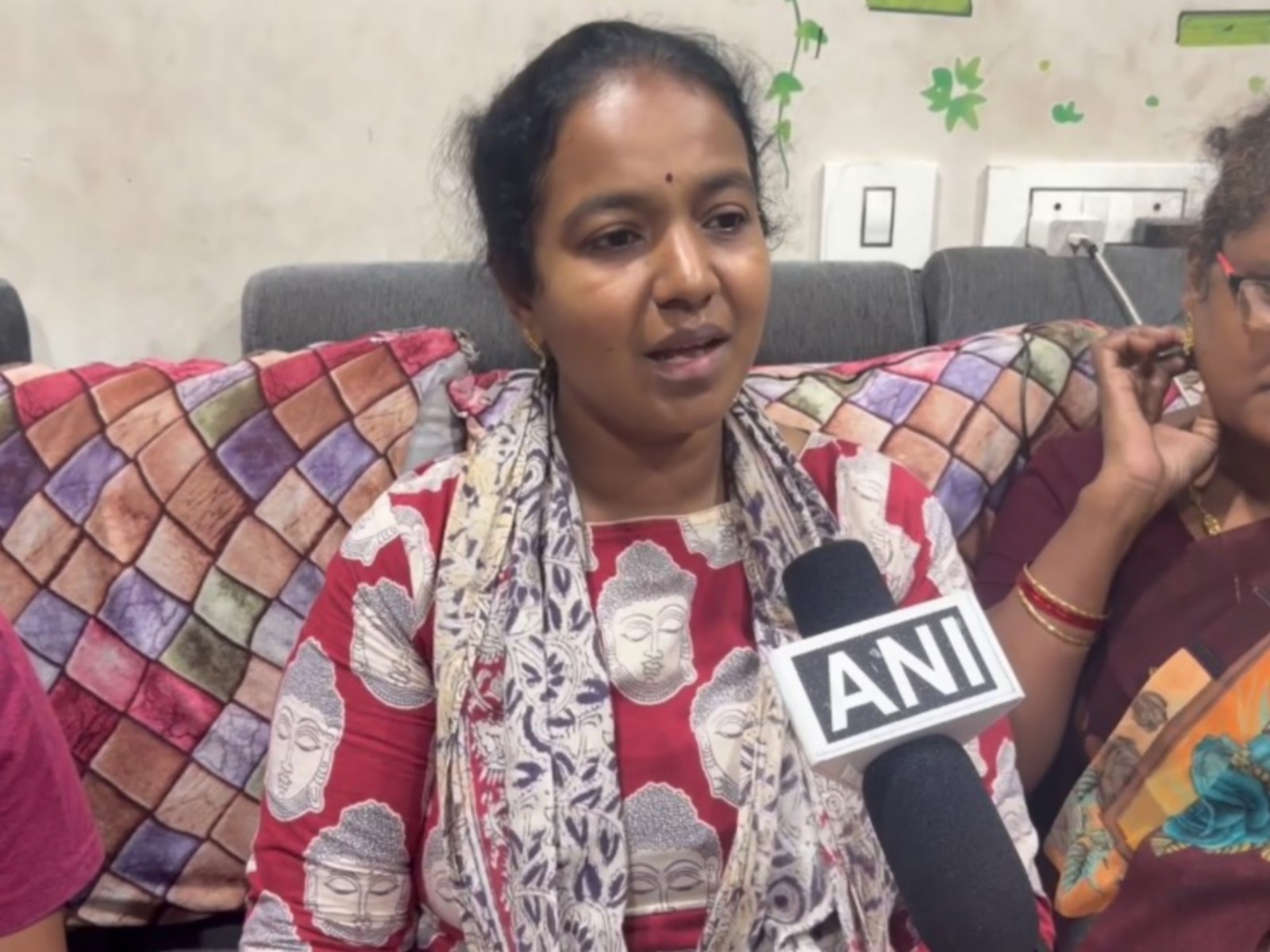 Bhargavi, wife of Chief Engineer Patnala Suresh (Photo/ANI)