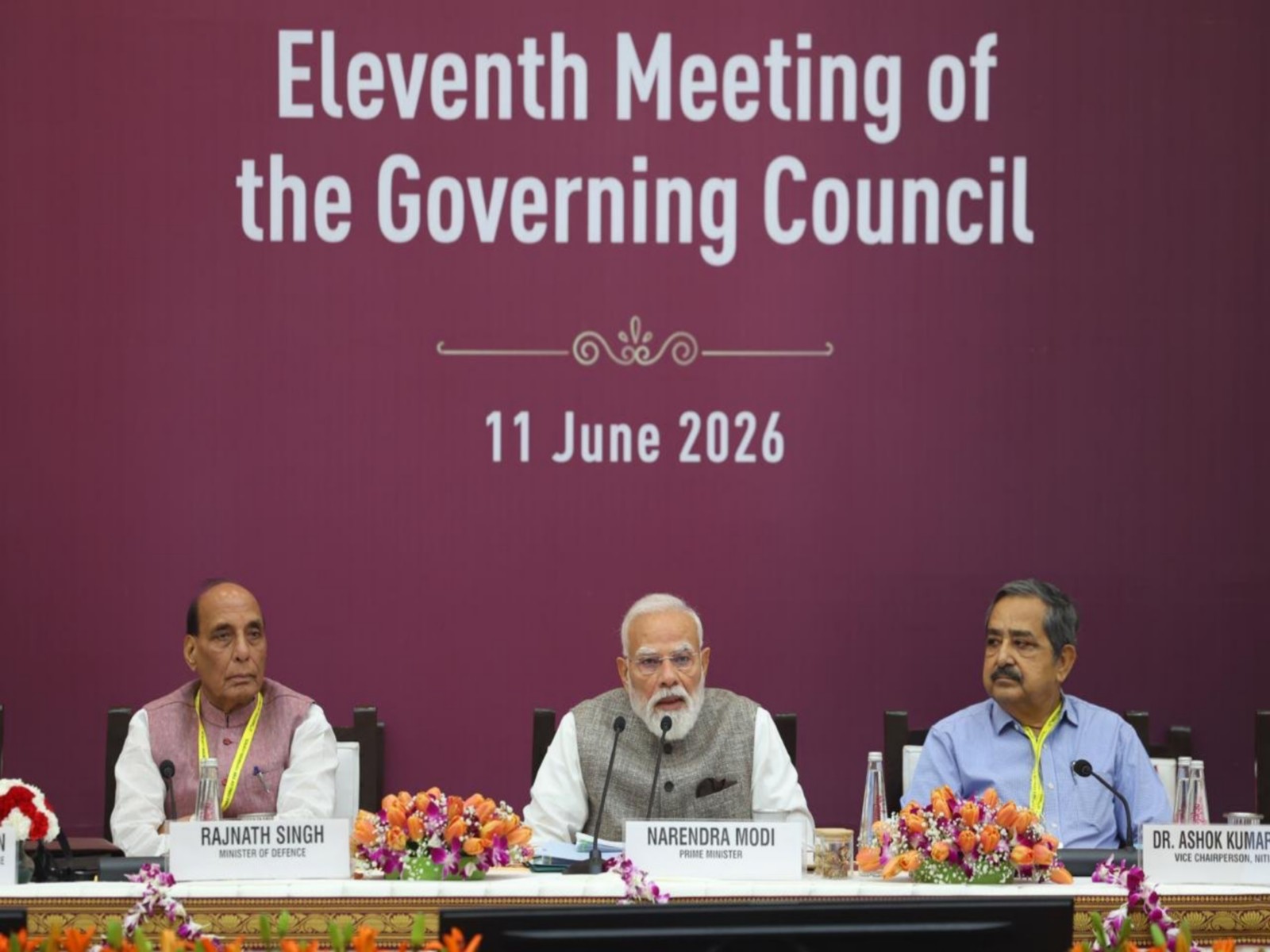 PM chairs 11th Governing Council Meeting of NITI Aayog (Photo/@narendramodi) PM chairs 11th Governing Council Meeting of NITI Aayog (Photo/@narendramodi)