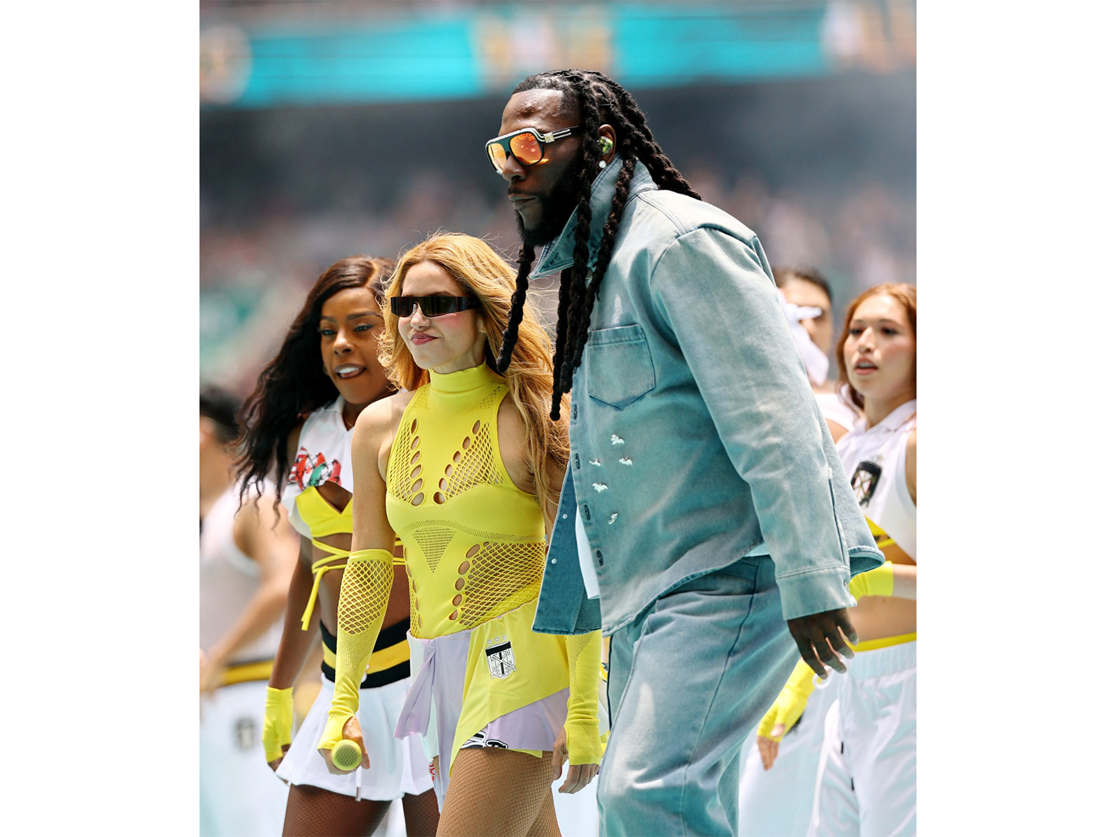 Shakira and Burna Boy at FIFA opening ceremony (Reuters) Shakira and Burna Boy at FIFA opening ceremony (Reuters)