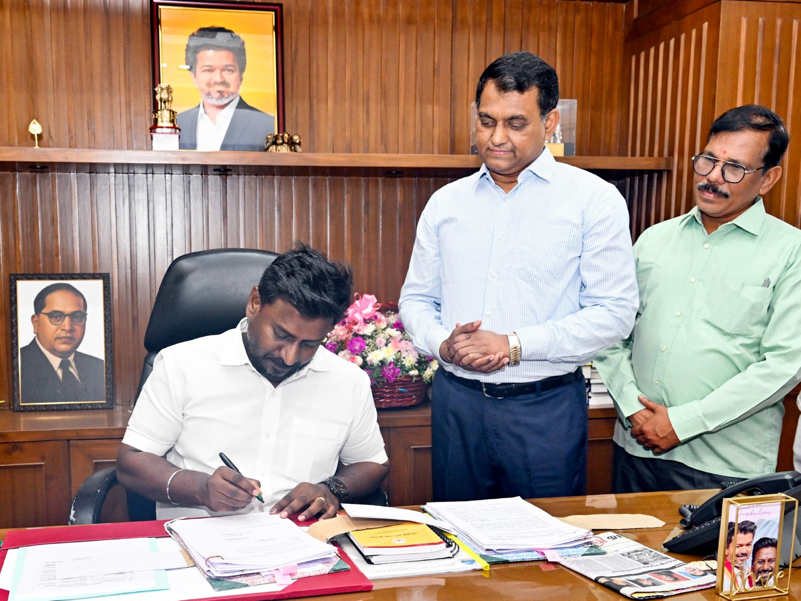 Tamil Nadu School Education Minister Rajmohan (Photo/ANI)