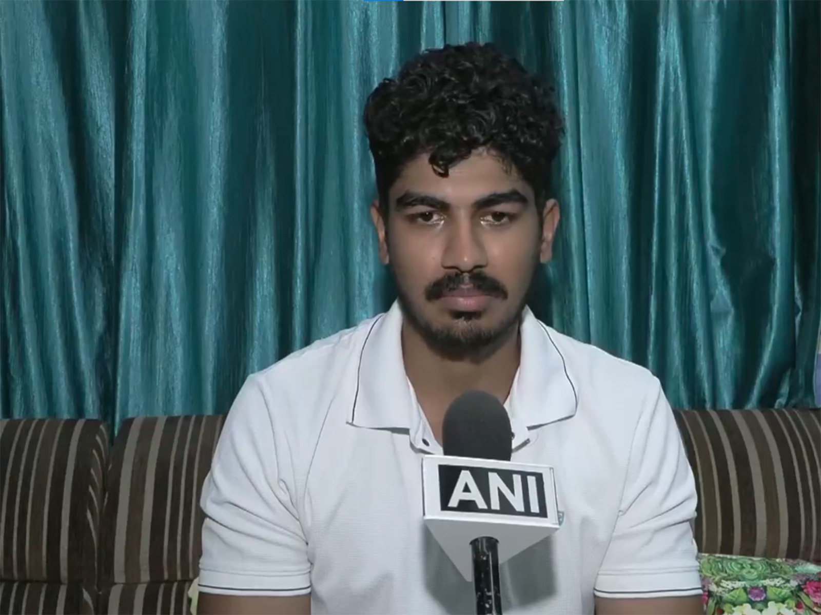 Merchant Navy Trainee Navigation Officer Rudransh Chaubey (Photo/ANI)