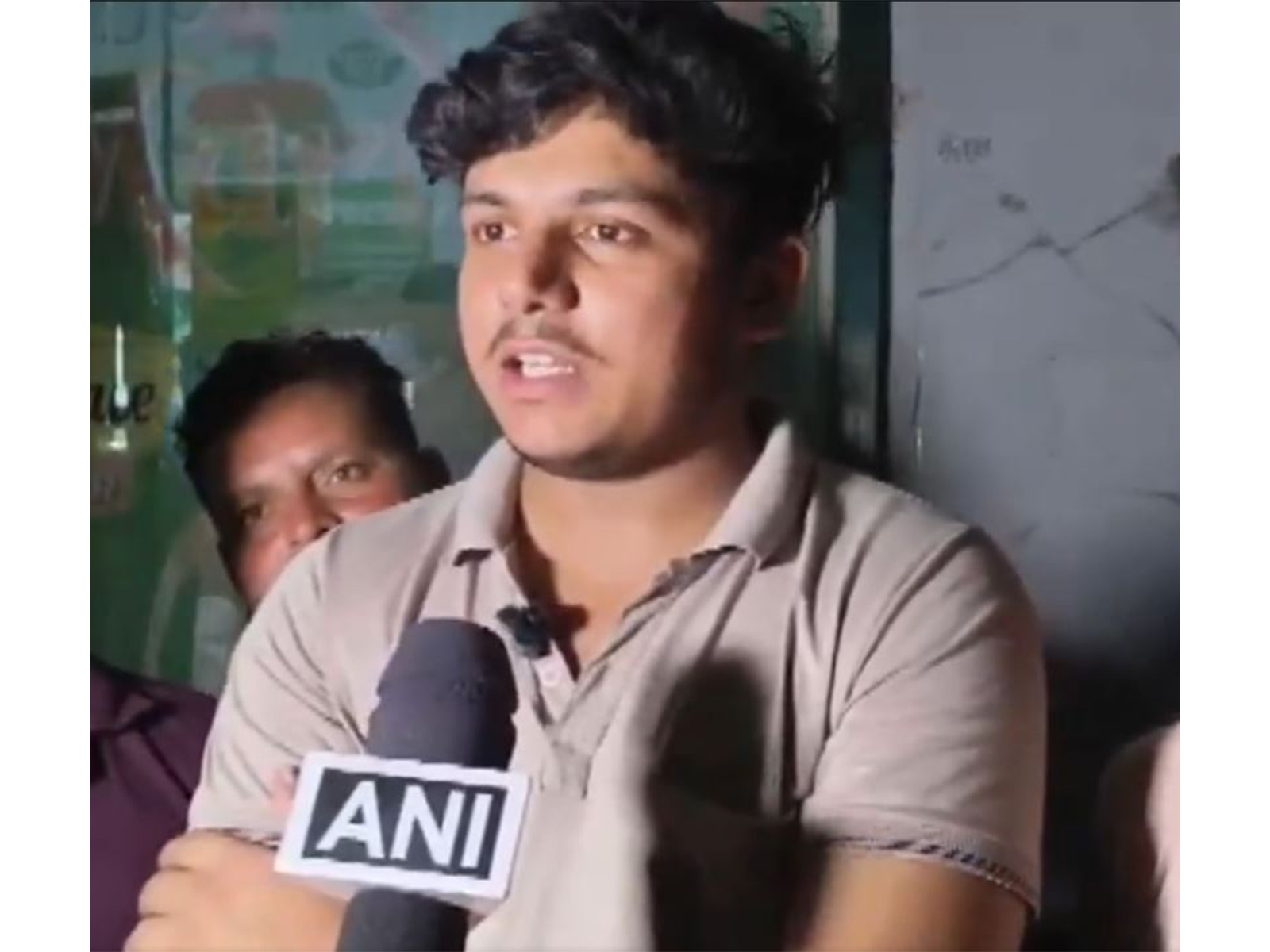 A local resident shares details of the meth lab and Stella Pius’ death during the narcotics raid in Swaroop Nagar (Photo/ANI)