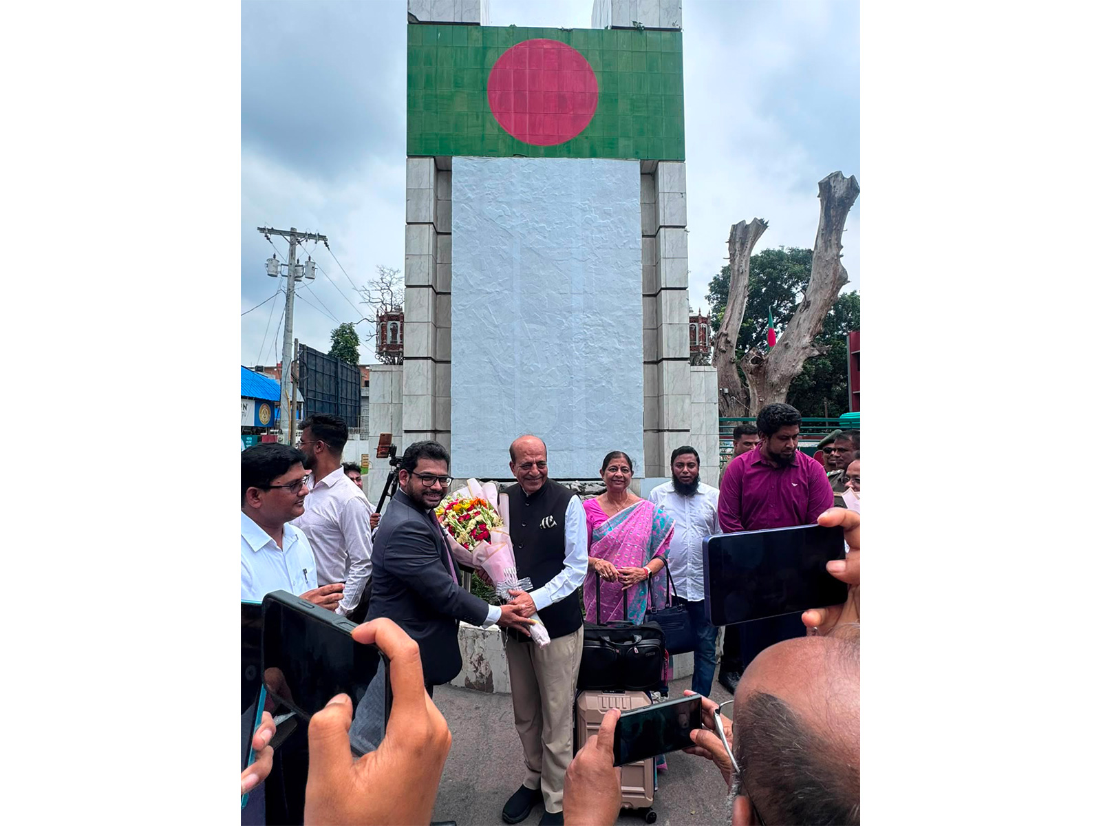 India's newly appointed High Commissioner to Bangladesh, Dinesh Trivedi, arrives in Bangladesh to assume charge of the diplomatic mission in Dhaka. (Photo: High Commission of India, Bangladesh)