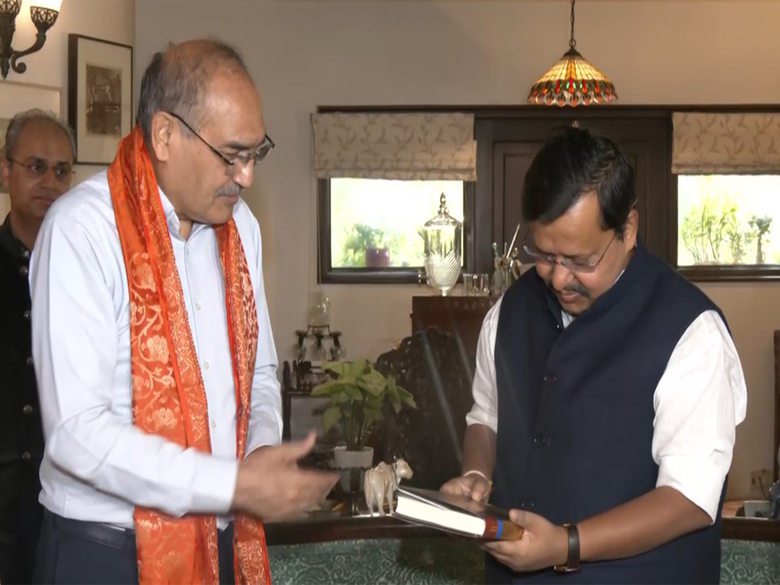 BJP President Nitin Nabin meets FICCI Chair Dr Harsh Mahajan (Photo/X/@BJP4India)