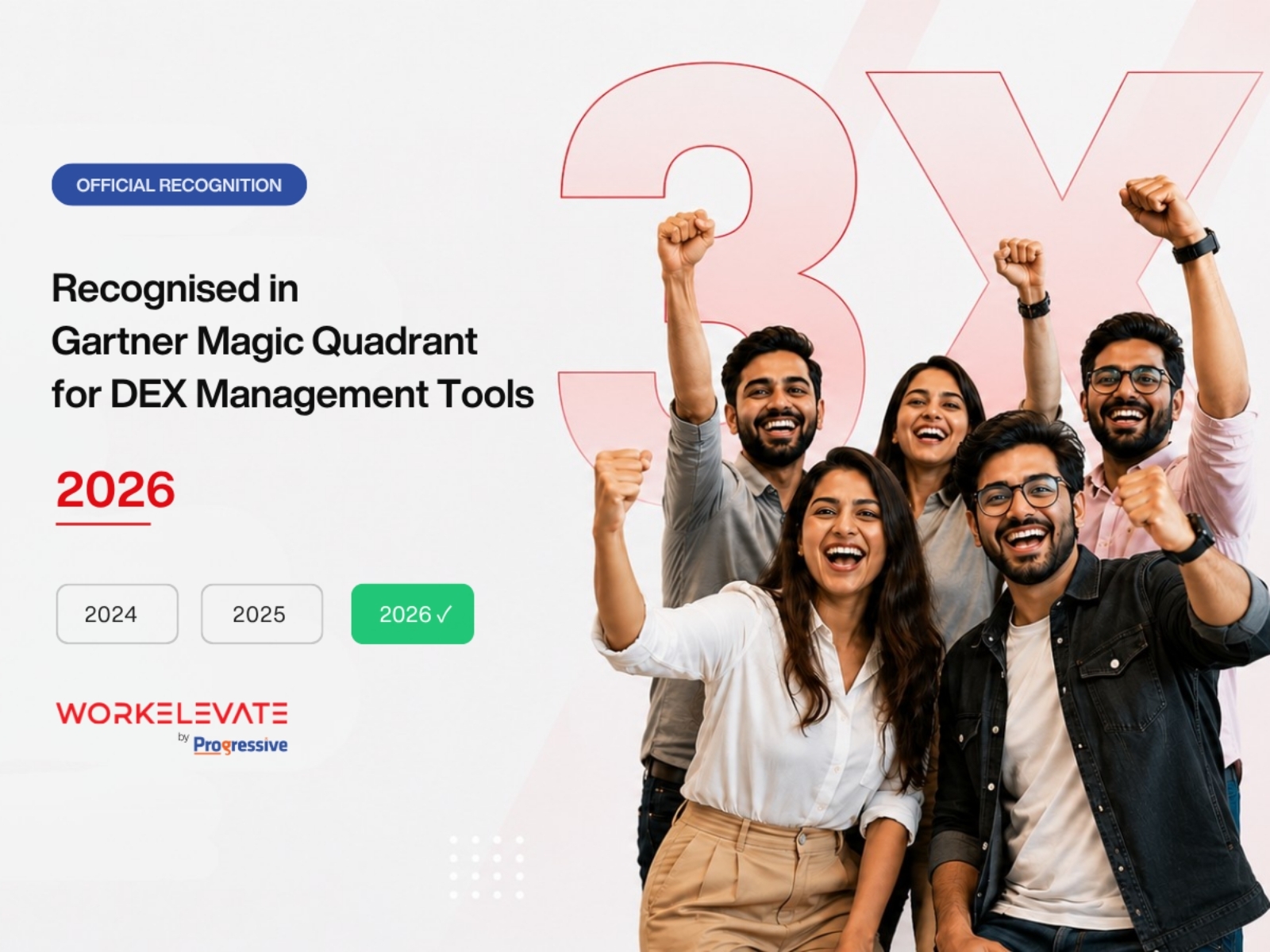 Progressive Techserve (Workelevate) Recognized in the 2026 Gartner® Magic Quadrant™ for DEX