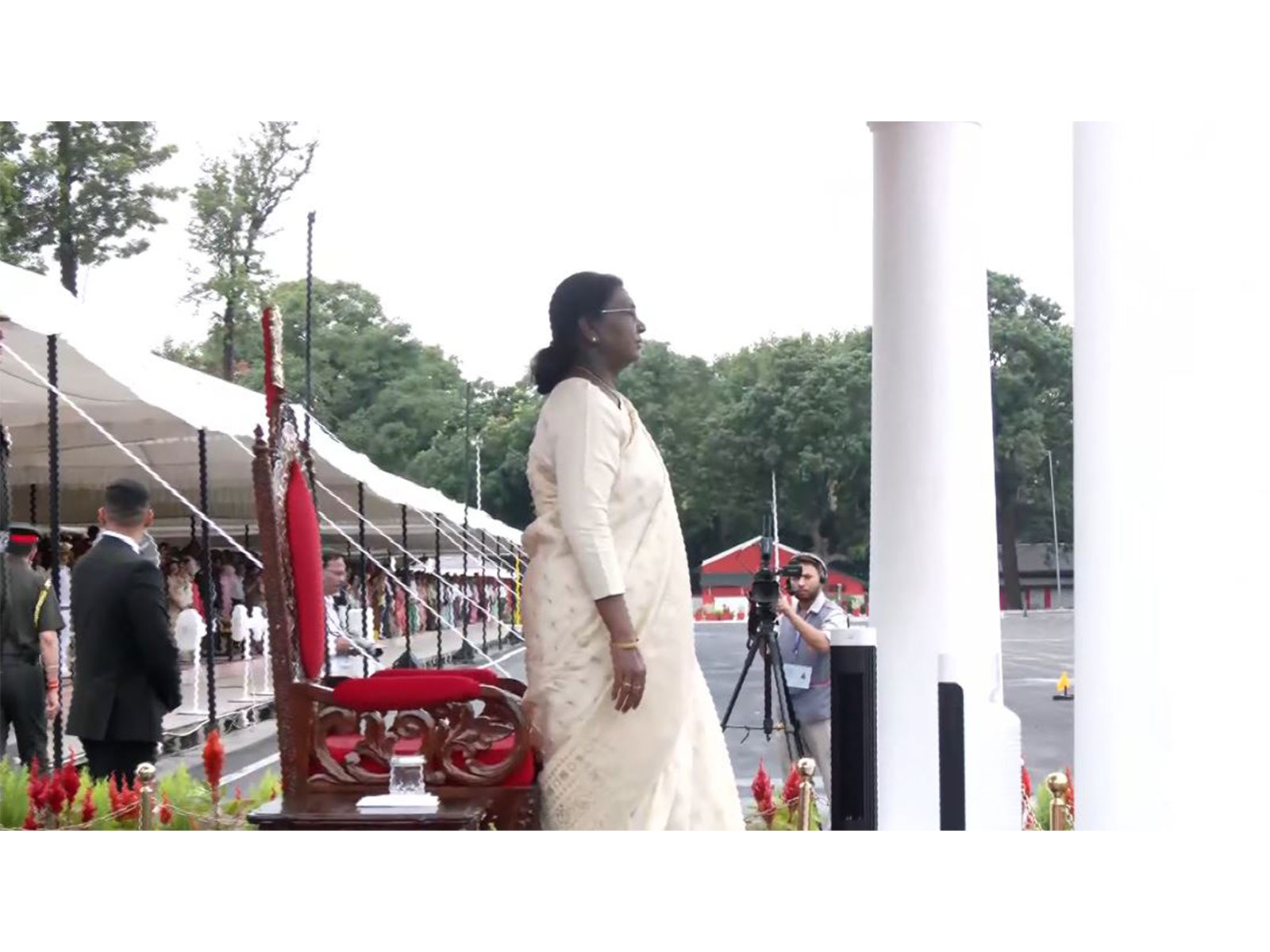 The Supreme Commander of the Armed Forces and President of India, Droupadi Murmu (Photo/ANI) The Supreme Commander of the Armed Forces and President of India, Droupadi Murmu (Photo/ANI)