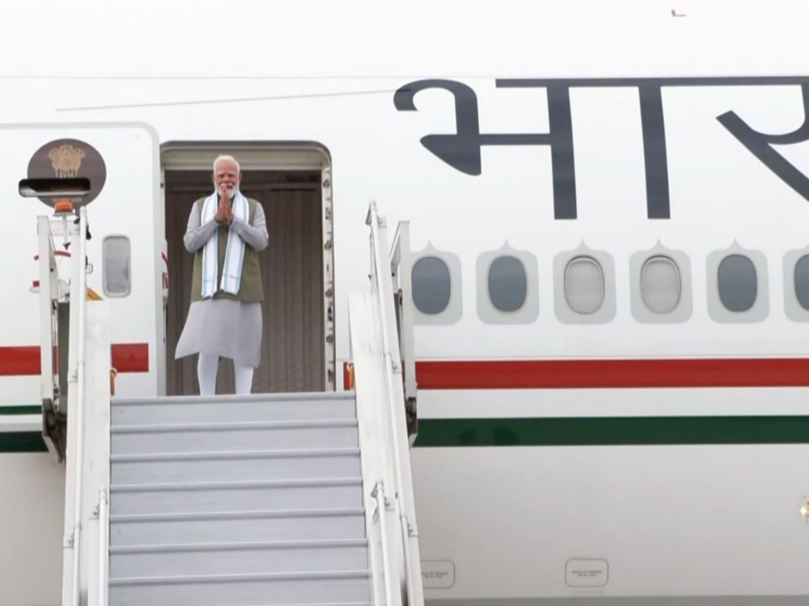 Prime Minister Narendra Modi leaves for visit to France and Slovakia (Photo/ANI)