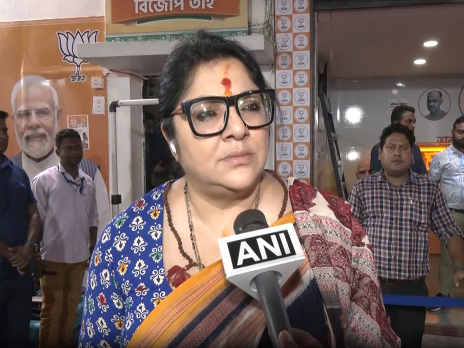 Locket Chatterjee, BJP, State General Secretary (WB), (Photo/ANI)