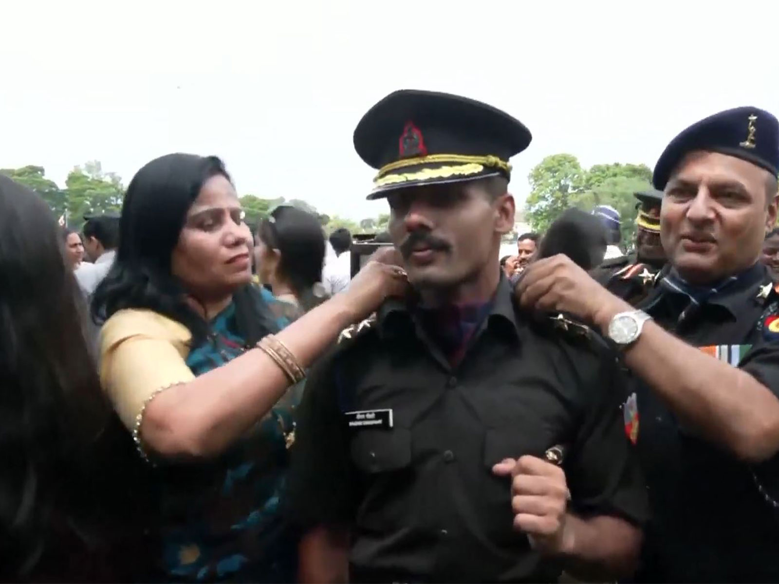 Cadets and their parents at the Indian Military Academy (Photo/ANI) Cadets and their parents at the Indian Military Academy (Photo/ANI)