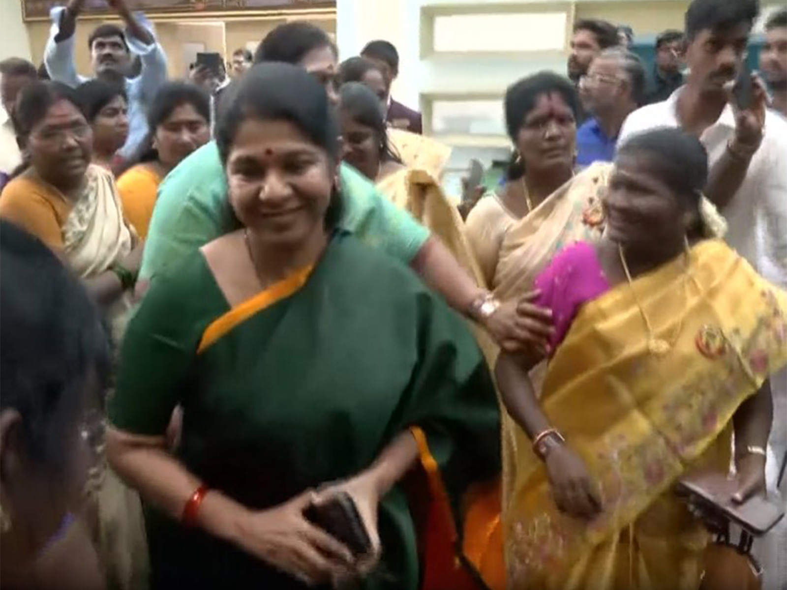 Kanimozhi, (DMK) MP, (Photo/ANI)