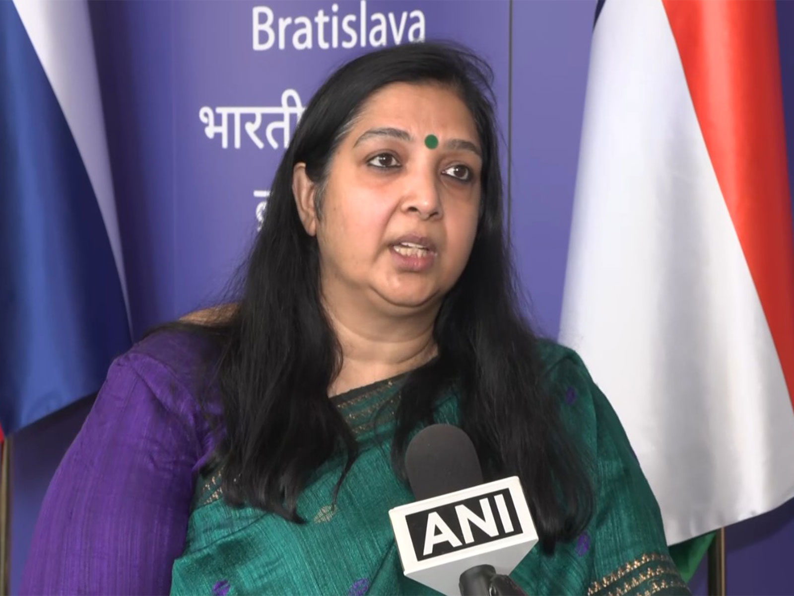 India’s Ambassador to Slovakia, Apoorva Srivastava (Photo/ANI)