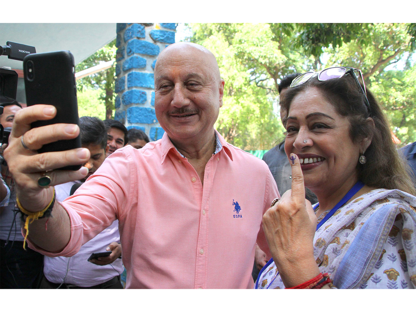 Anupam Kher, Kirron Kher (Photo/ANI) Anupam Kher, Kirron Kher (Photo/ANI)