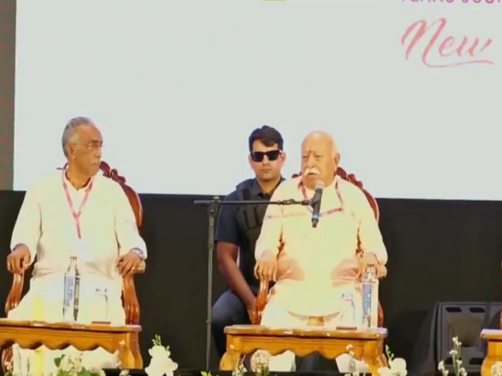 RSS chief Mohan Bhagwat attends '100 years of Sangh journey – New Horizons'(Photo/Vishwa Samvad Kendram Keralam)