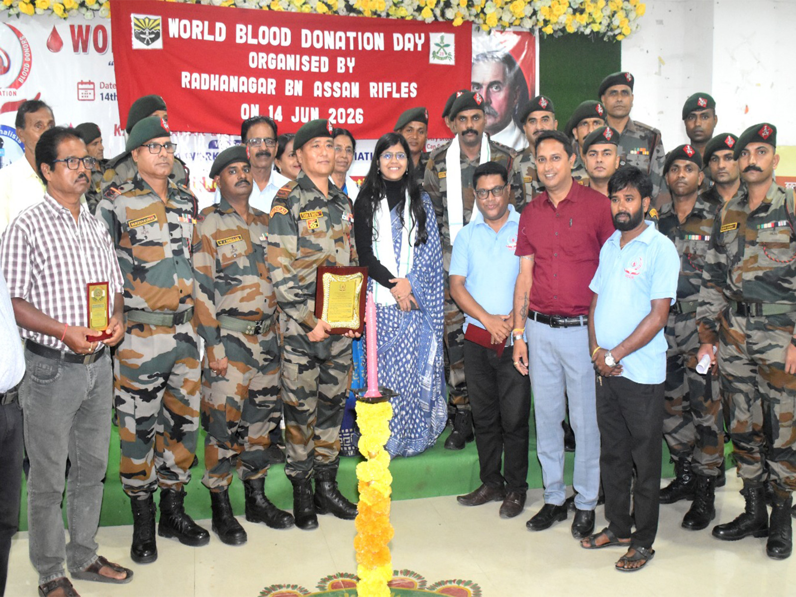 Assam Rifles organises blood donation drive in Kailashahar (Photo/Assam Rifles)