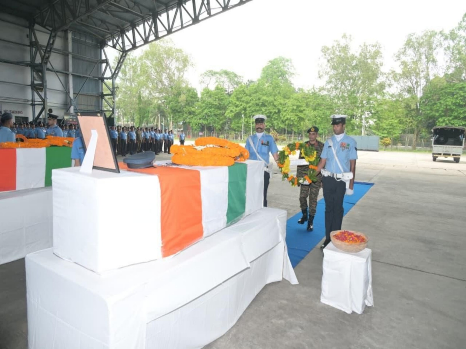 AN-32 crash victims sent home with full military honours (Photo/ Defence Officials)