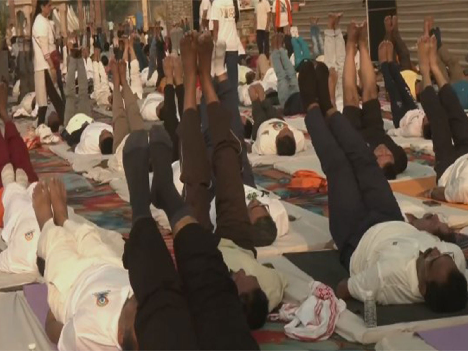 Yoga week campaign (Photo/ANI) Yoga week campaign (Photo/ANI)
