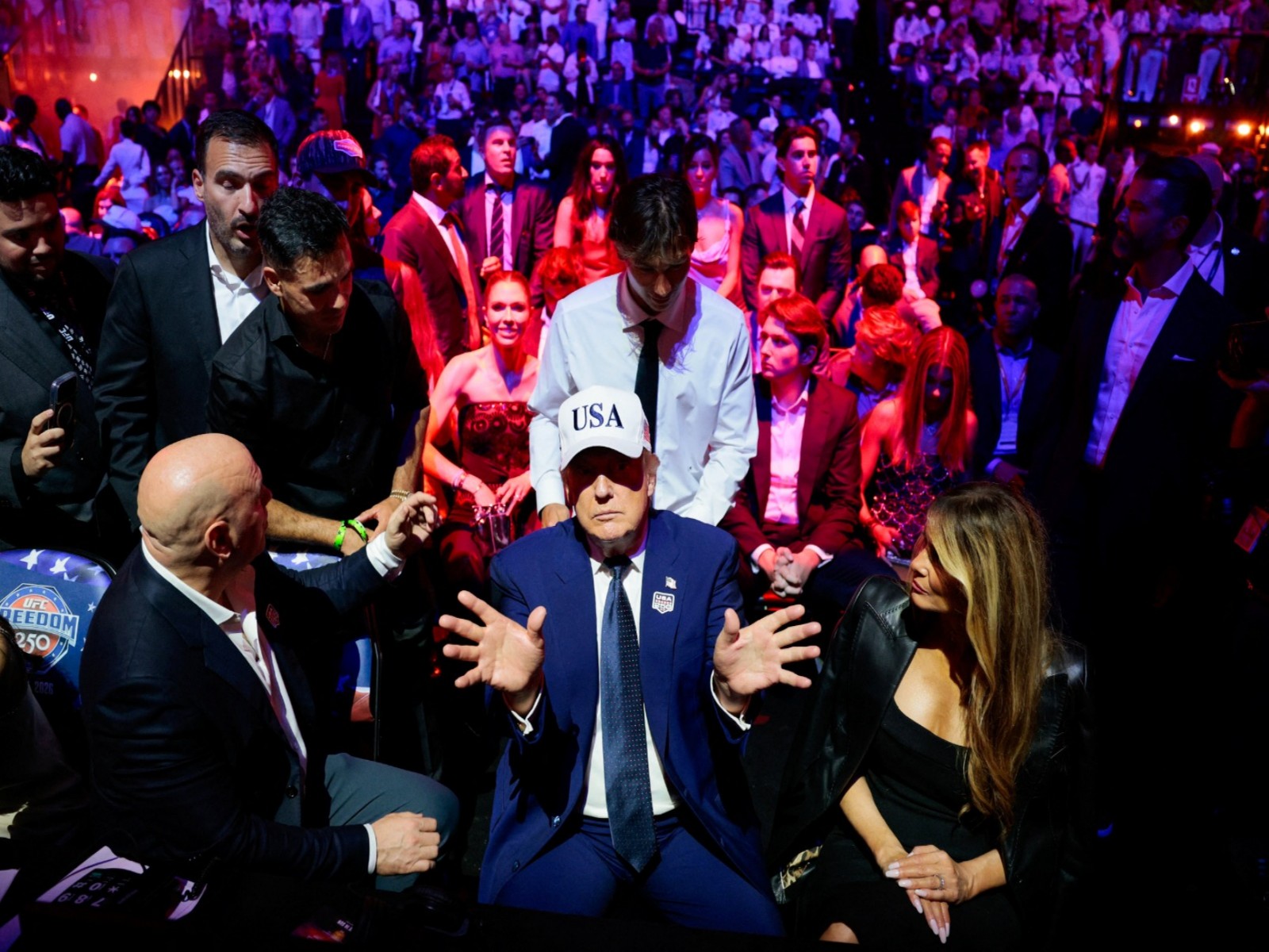 US President Donald Trump hosts UFC Freedom 250 at the White House (Photo/ Reuters) US President Donald Trump hosts UFC Freedom 250 at the White House (Photo/ Reuters)