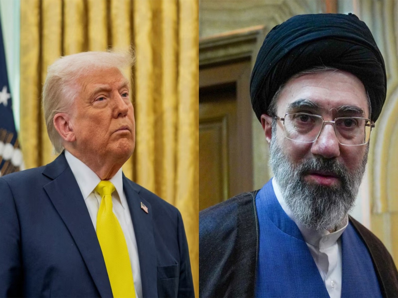US President Donald Trump and Iran's Supreme Leader Ayatollah Mojta Khamenei (Photo/ANI)