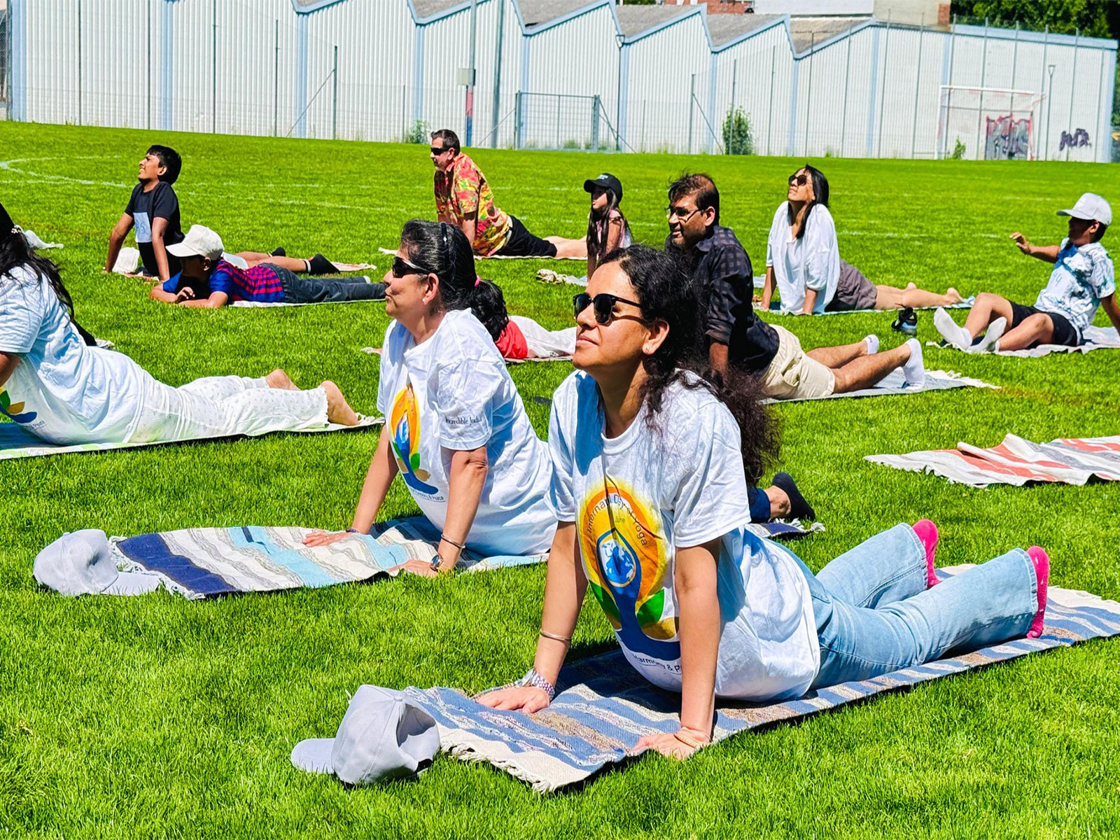 Yoga session in Switzerland (Photo/X@IndiainSwiss)