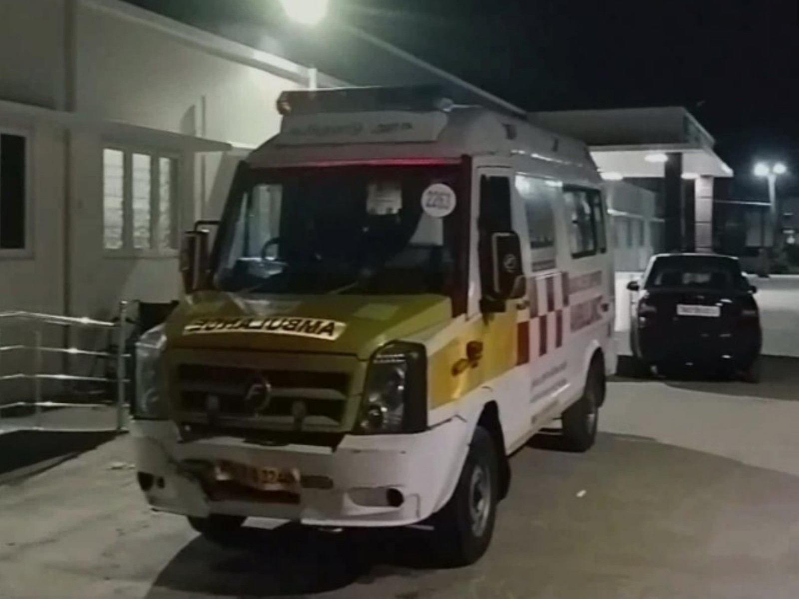 Visuals of the ambulance (Photo/ANI) Visuals of the ambulance (Photo/ANI)