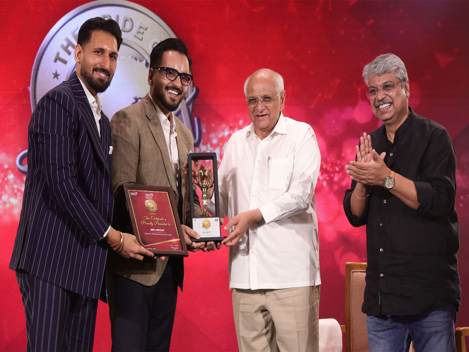Honoured by the Chief Minister of Gujarat, Brij Group receives the state’s highest real estate award for its unwavering commitment to quality and trust Honoured by the Chief Minister of Gujarat, Brij Group receives the state’s highest real estate award for its unwavering commitment to quality and trust