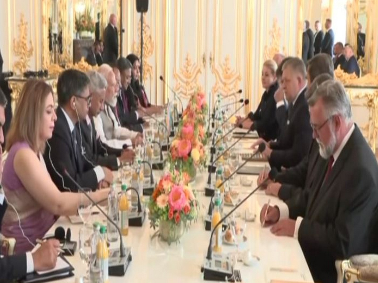 PM Modi holds delegation-level talks with Slovakia PM Fico (Photo/ANI)