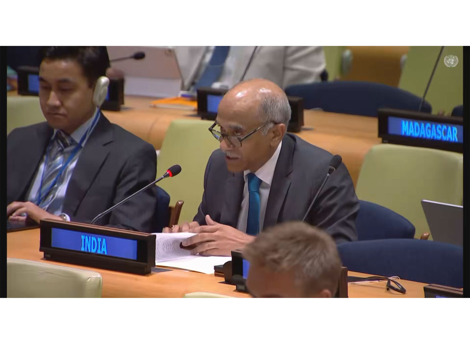 Parvathaneni Harish, Permanent Representative of India to the UN in New York (Photo: X@IndiaUNNewYork)