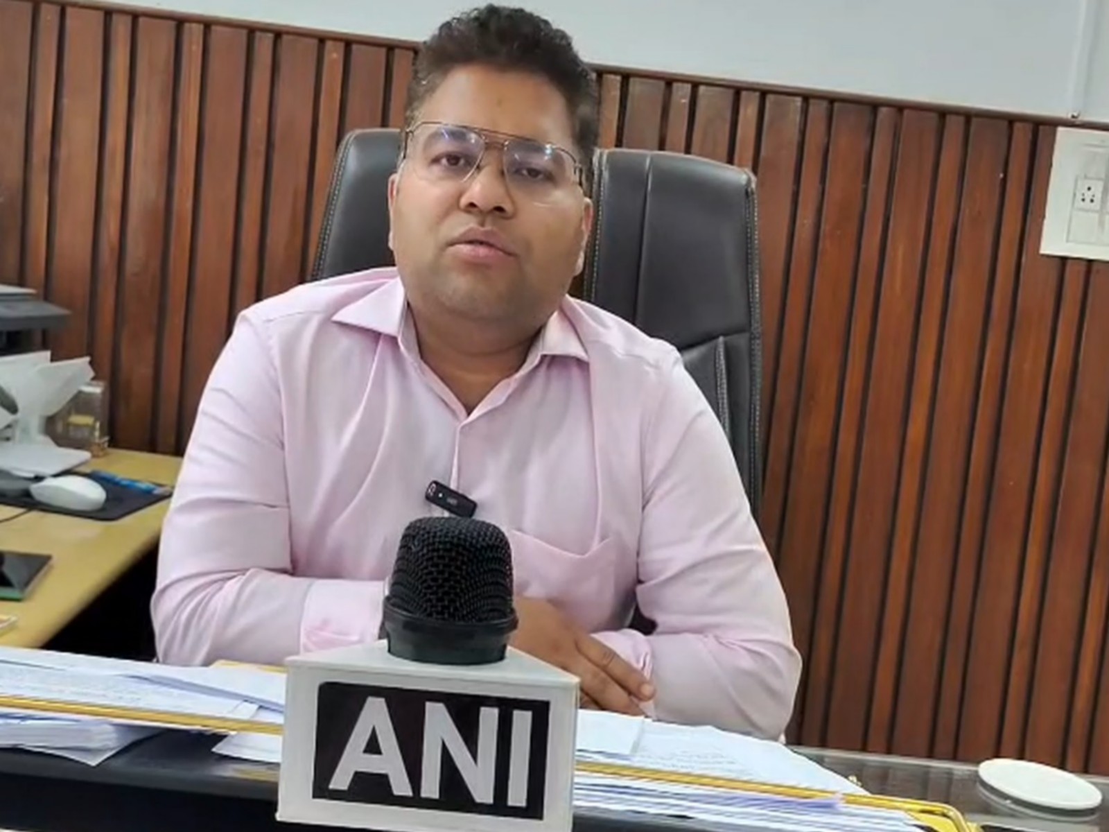 District Magistrate Rudraprayag Vishal Mishra (Photo/ANI)